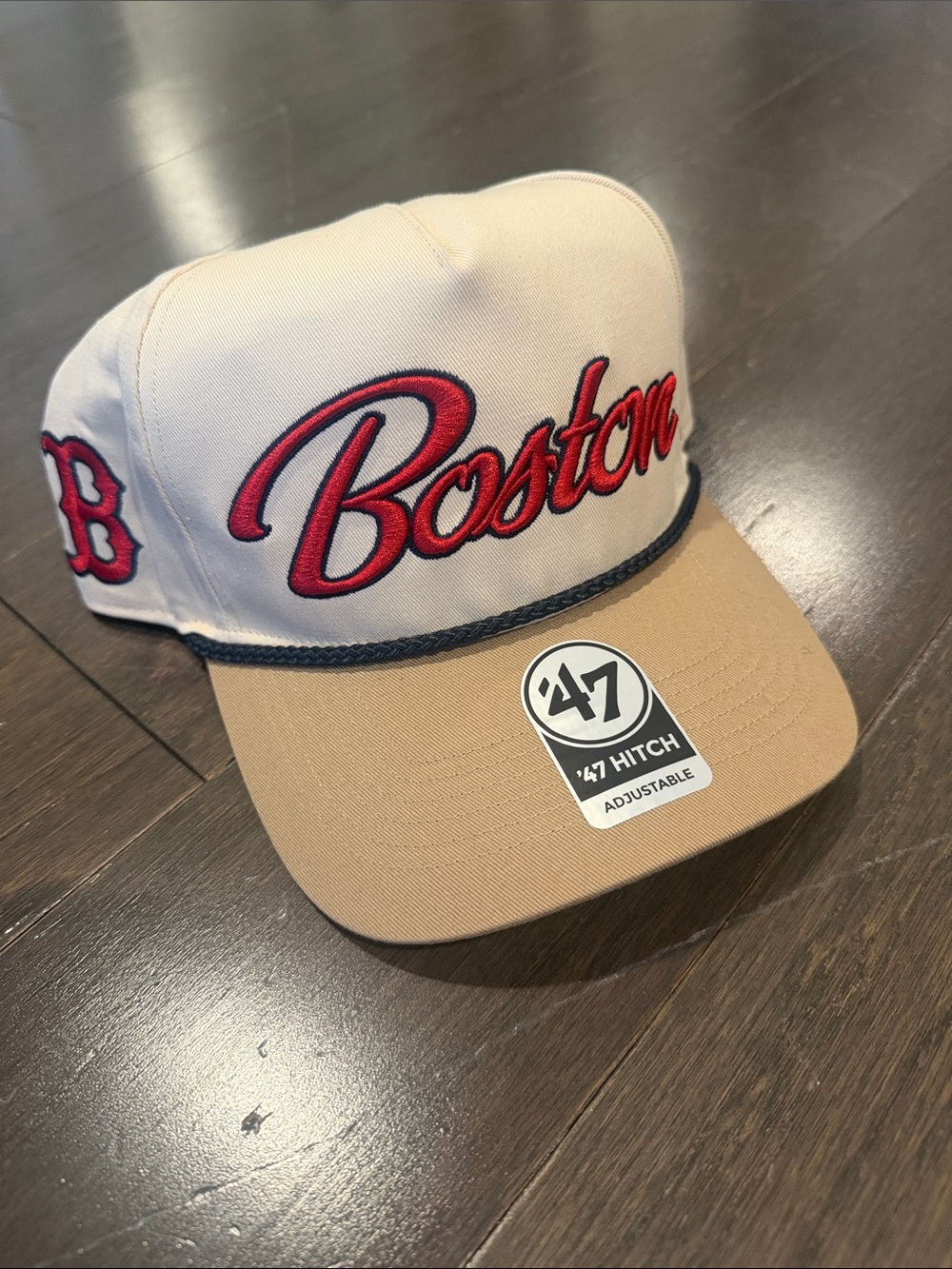 NWT '47 Boston Red Sox Rope trucker hat